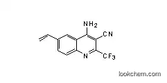 Molecular Structure of 1260811-56-0 (4-amino-2-(trifluoromethyl)-6-vinylquinoline-3-carbonitrile)